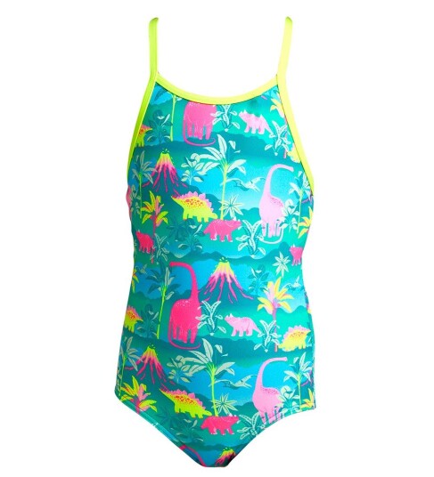 Funkita Badedrakt UV50+ Trykt One Forhistorisk Party 1½ år 86 Badetøy Flerfarget