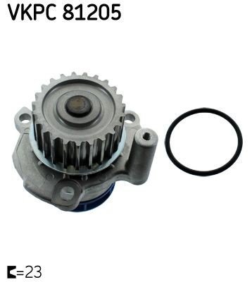 SKF VKPC 81205 Vannpumpe SKF VKPC 81205 Vannpumpe