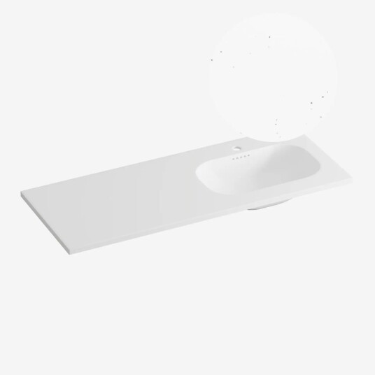 Korsbakken Nice Heldekkende Terrazzo Pepper 120cm Høyre