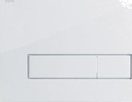 MEPAorbit betjeningsplate, 2-delt, hvit, utenpåliggende/innfelt white