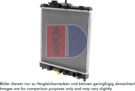 AKS DASIS 100890N Radiator motorkjøling