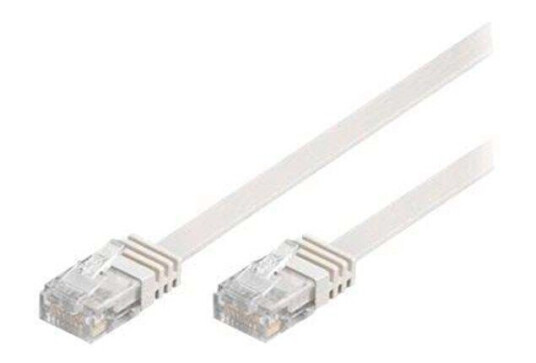 Pro LAN U/UTP Cat6 1.5m Nettverkskabel Hvit Gullbelagte Kontakter Pro LAN U/UTP Cat6 1.5m Nettverkskabel Hvit Gullbelagte Kontakter
