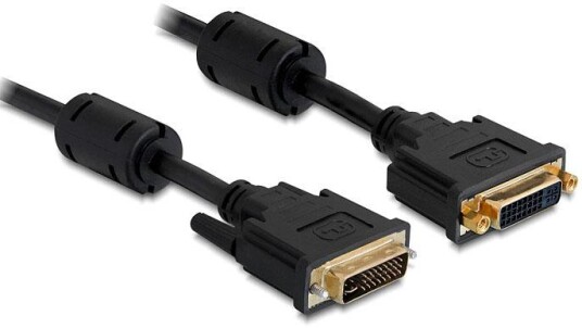 Delock DVI forlengelseskabel 3m Delock DVI forlengelseskabel 3m