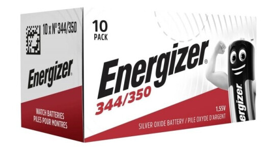 Energigiver-Knappcellebatteri Solvoksid 1,55V 105Mah 344/350/Sr1136w