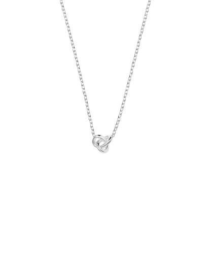 DRAKENBERG SJÖLIN Le Knot Drop Necklace |Silver |One Size