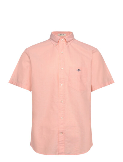 GANT Reg Classic Oxford Ss Shirt - Pink - M