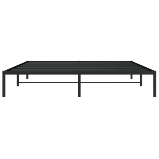 vidaXL Sengeramme i metall svart 180x200 cm 8721012304628