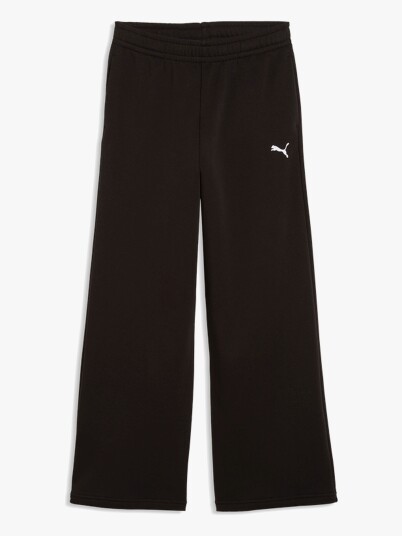 Puma Wide Leg Bukser Svart 152 Puma Wide Leg Bukser Svart 152