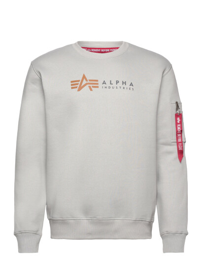 Alpha Industries Alpha Label Sweater   White   XXL
