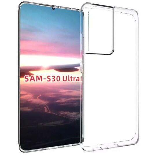 INCOVER Samsung Galaxy S21 Ultra Plastikkdeksel - Gjennomsiktig