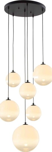 Unison GRAPPO Taklampe 6 Glass Opal G9