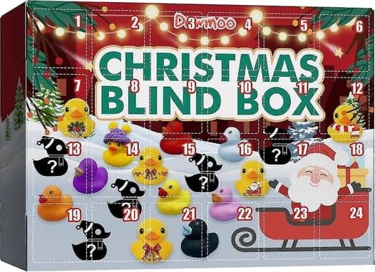 24 luker Julekalender Ender Blind Box Leke Kreativ Adventskalender