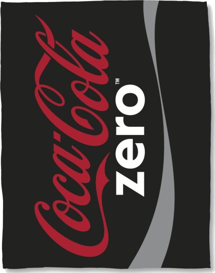 Home-Tex Barneteppe Coca Cola Zero 150x200 cm Mykt Fleeceteppe Svart Home-Tex Barneteppe Coca Cola Zero 150x200 cm Mykt Fleeceteppe Svart