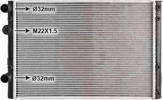VAN WEZEL 58002260 Radiator motorkjøling