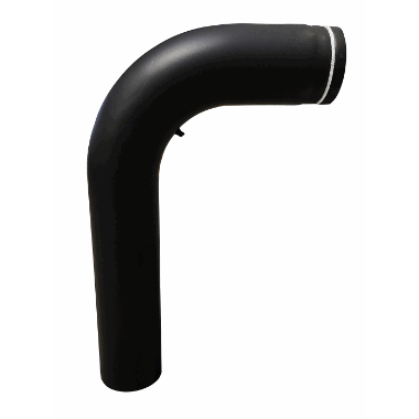 Ø130mm Peisrør  D45cm x H70cm buet m/luke