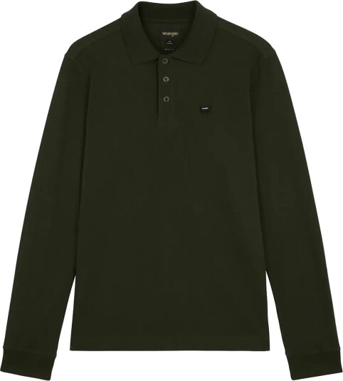Wrangler Ls Polo Shirt Khaki green S