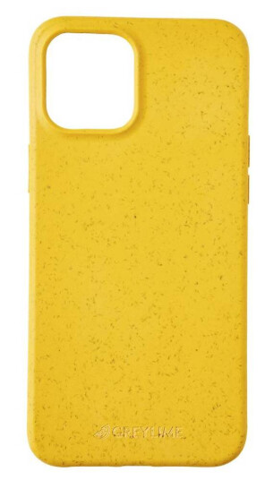 GreyLime iPhone 12 Pro Max Biodegradable Cover, Yellow