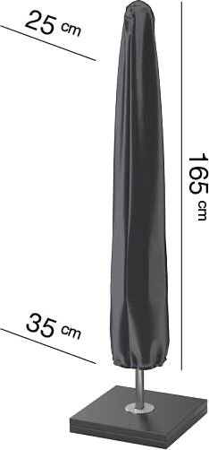Aerocover Parasolltrekk svart 165 x 25 cm