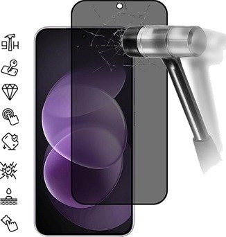 Xiaomi Redmi Note 17 Pro Privacy Full Cover Beskyttelsesglass - Svart Kant