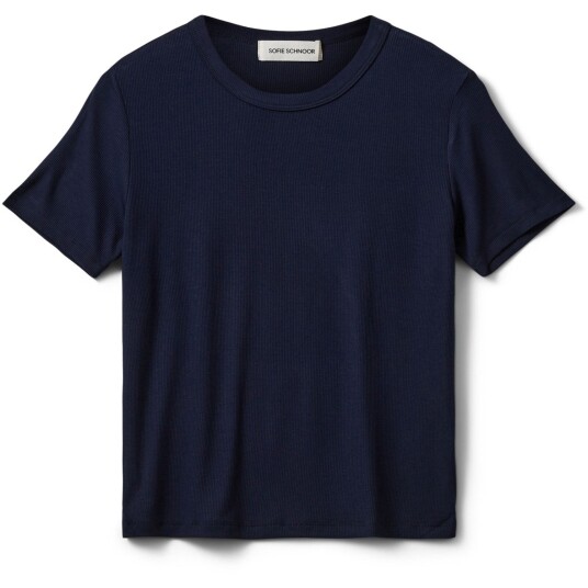 Sofie Schnoor Navy Nataliasy Rib T-Skjorte 176 Sofie Schnoor Navy Nataliasy Rib T-Skjorte 176