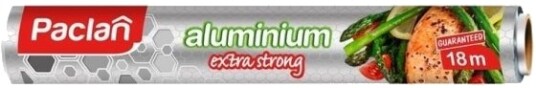 Paclan Aluminiumsfolie Til Mat Tykk Rillet 18 M Paclan Aluminiumsfolie Til Mat Tykk Rillet 18 M
