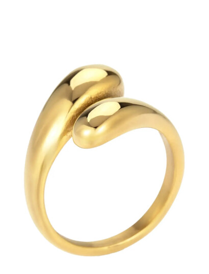 SISTIE Drops Ring Gold Plated Guld 56 SISTIE Drops Ring Gold Plated Guld 56