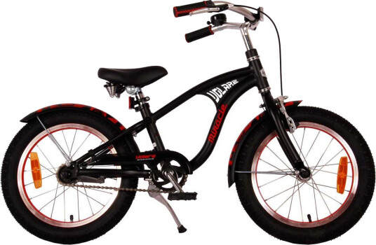 Volare Miracle Cruiser Matt Black Bicycle 16 tommer Volare Miracle Cruiser Matt Black Bicycle 16 tommer