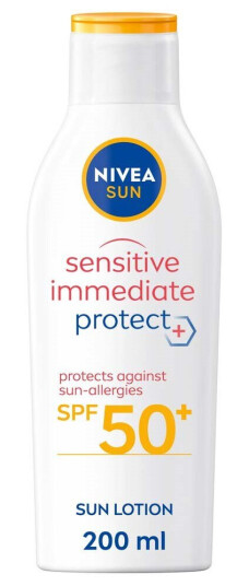 NIVEA SUN Sensitive Immediate Protect Sun-Allergy Lotion SPF50+ 200 ml