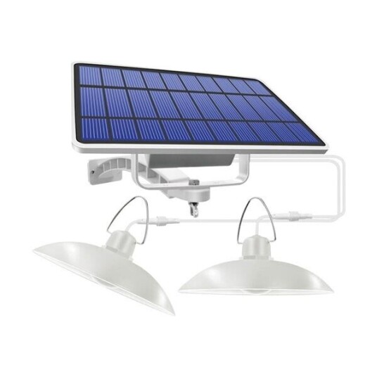 Forever LED DUAL Solcellelampe 6W 520lm 4500K