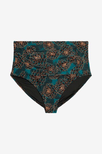 Zizzi Bikiniunderdeler Stella HW Grønn