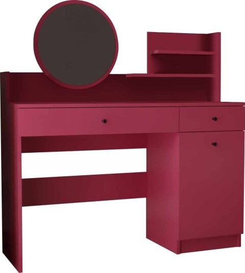 Fabrony sminkebord med speil 124 cm - Bringebær