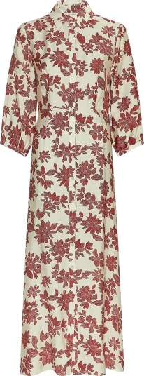 MSCH Copenhagen Mschvildana 3/4 Shirt Dress Aop Cream XL