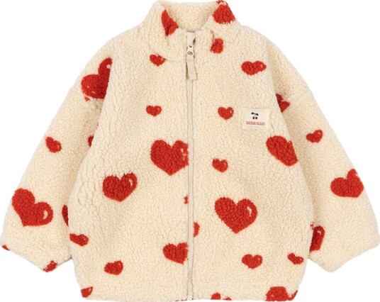 Konges Sløjd Fleecejakke Jody Hjertekjærlighet Konges Sløjd 9 10 år (134 140) Fleecejakke Hvit