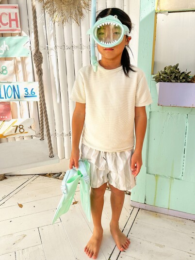 Snorkelsett SUNNYLiFE Salty the Shark multifarget barn liten