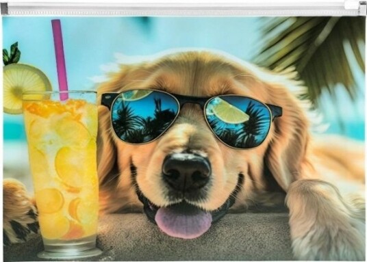 Chillout Dog A4 Pp Zip Konvolutt