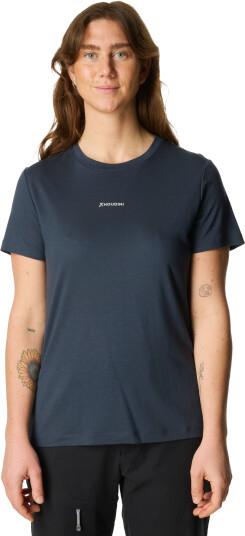 Houdini Women"s Tree Message Tee Big Bang Blue / Houdini Logo M