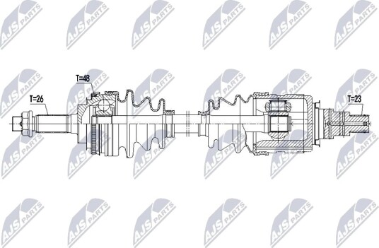 NTY NPW-TY-213 Drivaksel
