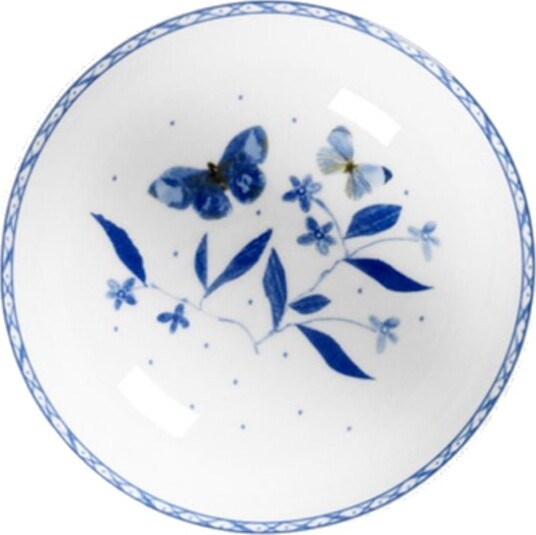 Porsgrunds Porselænsfabrik Bluebird Butterfly Dessertskål 16 cm