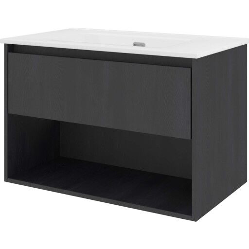 Sanibell Proline møbelpakke 81x46 cm sort eik