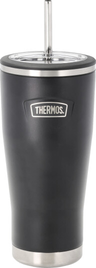 THERMOS Termokrus m/sugerør Svart 0,7L THERMOS Termokrus m/sugerør Svart 0,7L