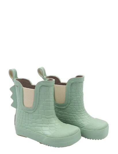mikk-line Wellies Short - 3D Dino - Green - 19
