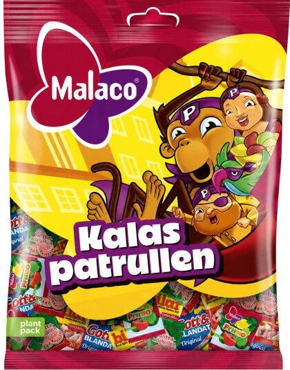 Malaco Kalaspatrullen Pose med Forskjellig Godteri 138 gram