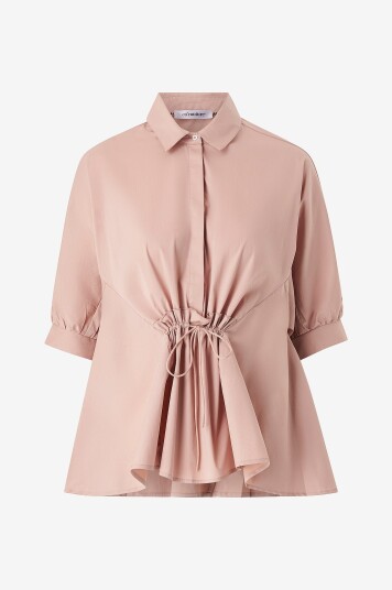 co’couture - Bluse Cottoncc Crisp Wing Blouse - Rosa