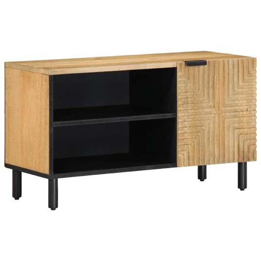 TV benk brun 80x31,5x46 cm heltre mango