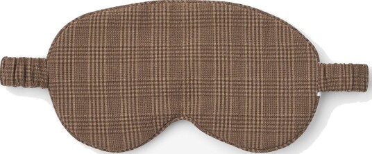 STUDIO FEDER Selma Eyemask - BRUNO CHECK - One Size