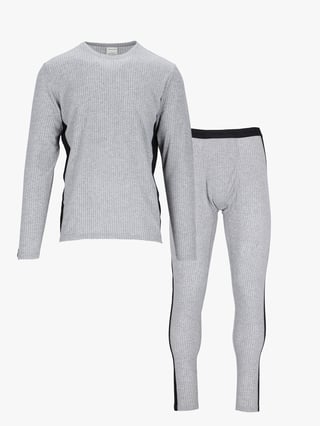 Twentyfour Aurora Baselayer Sett Grå XXXL