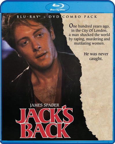 Jack's Back Bluray