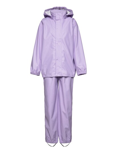 Color Kids Rainwear Pu Set Purple 122