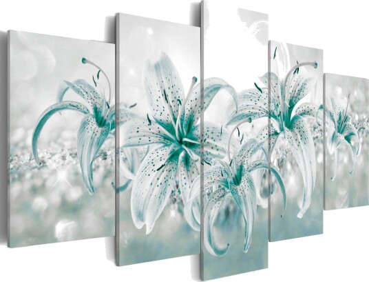 Bilde Sapphire Lilies 100x50 Artgeist sp. z o. o.
