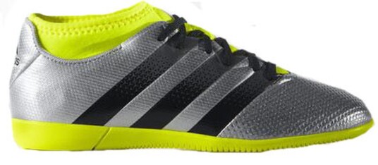 Adidas Kids 16.3 Primemesh in J SILVER SILVMT/C SILVMT/CBLACK/SYELLO 36